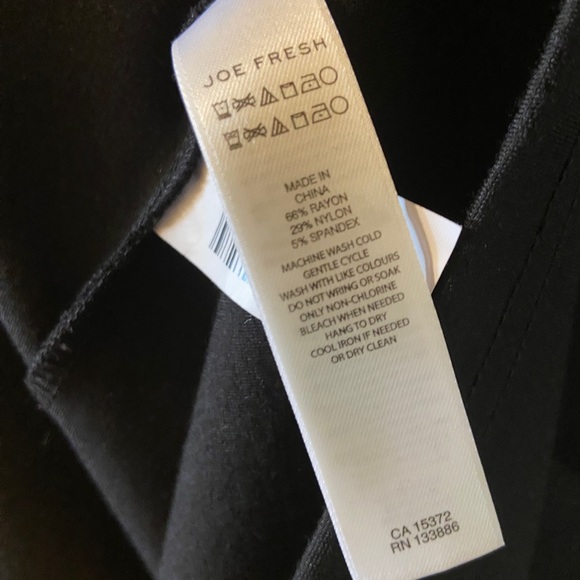 Joe Fresh black midi dress size 8 - Picture 6 of 7